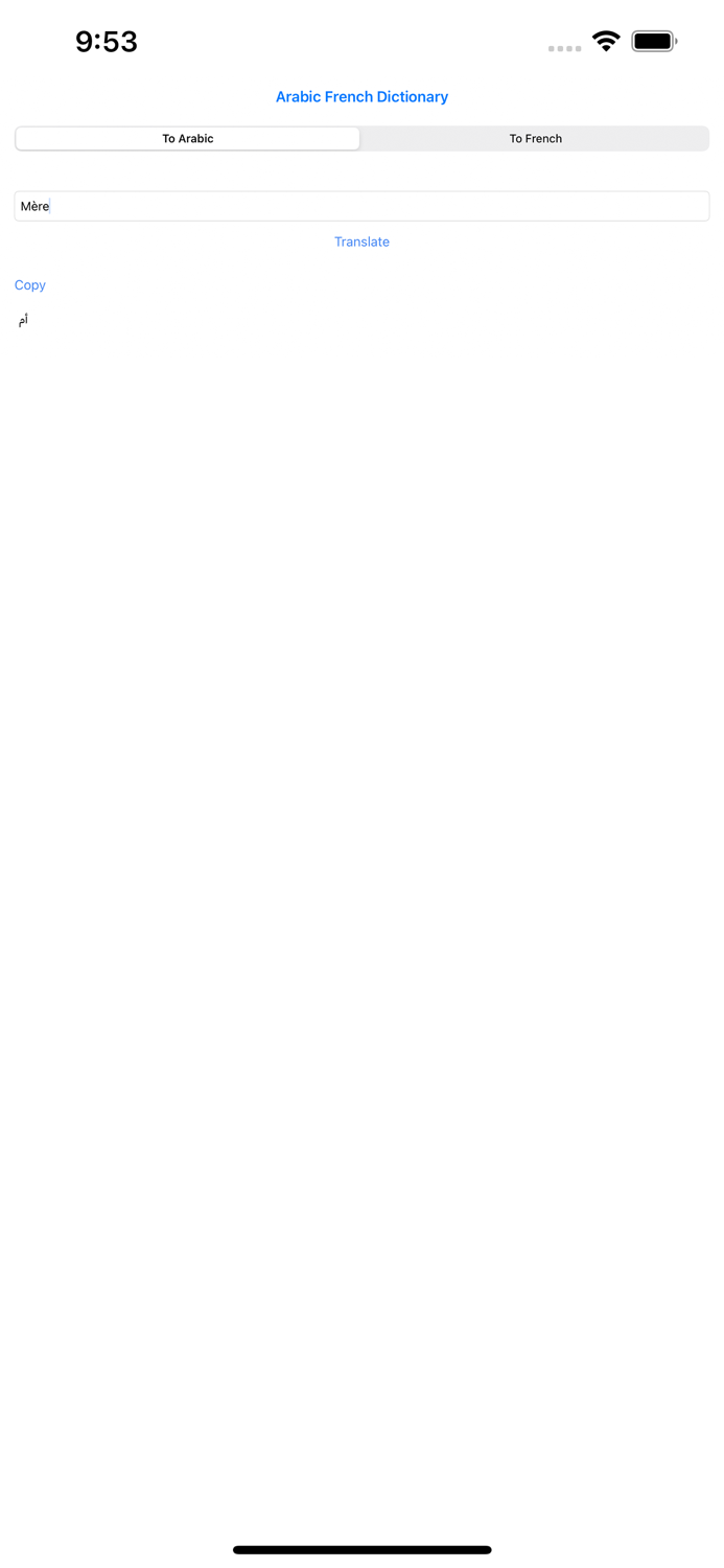 Arabic French Dictionary Pro