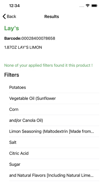 Leviticus Food Scanner screenshot-3