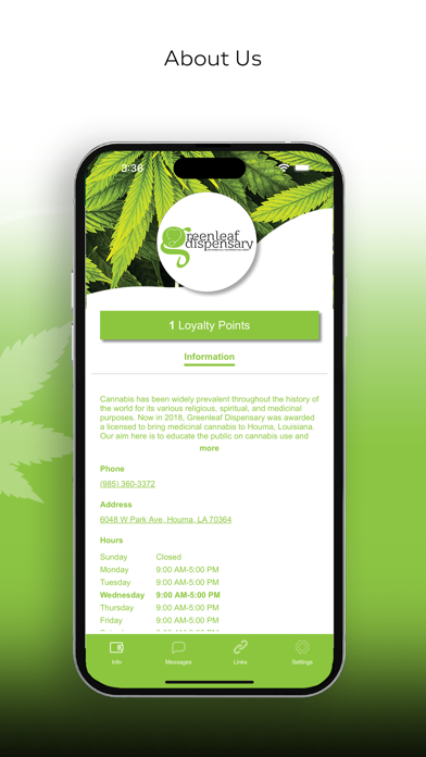 Green Leaf Dispensary Screenshot