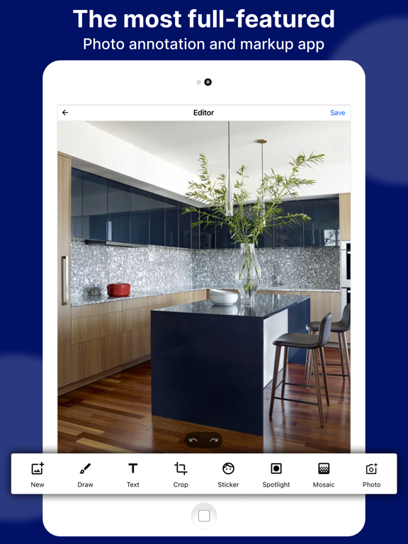 Photo Markup - Draw on Photos iPad screenshot 9 - Productivity app