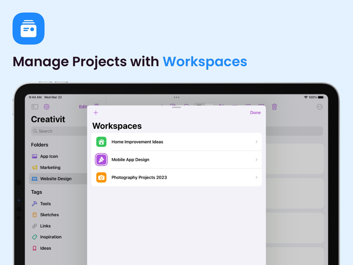 Creativit Mood Board and Vision