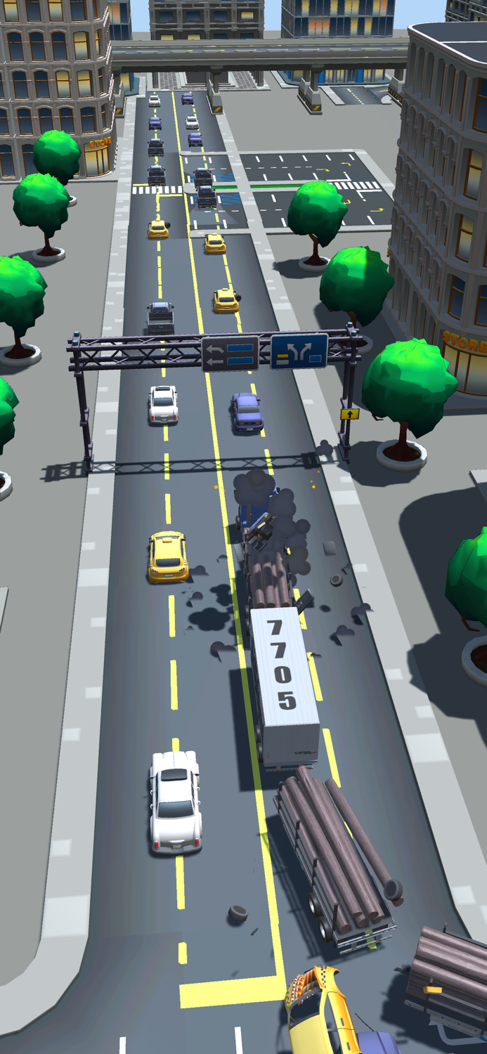 Crazy Traffic Trucks 3D