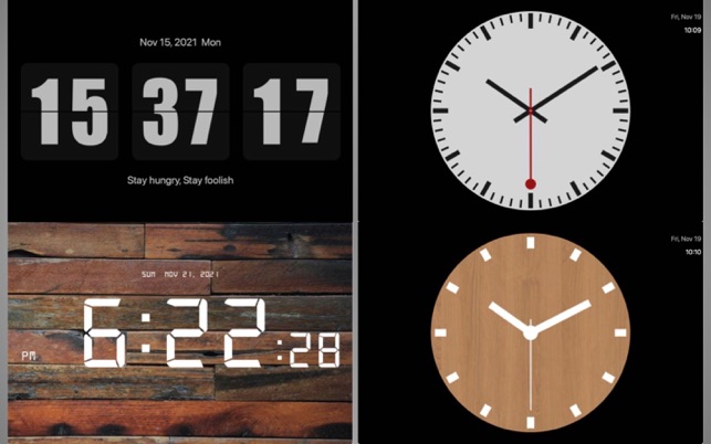 Bildschirmschoner Uhrzeit -Uhr im Mac App Store