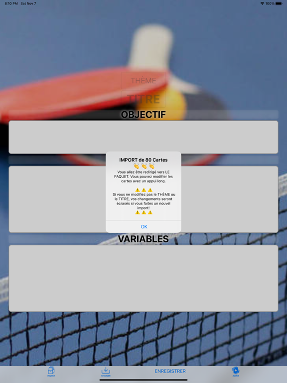 Screenshot #5 pour CartEduc Tennis de Table