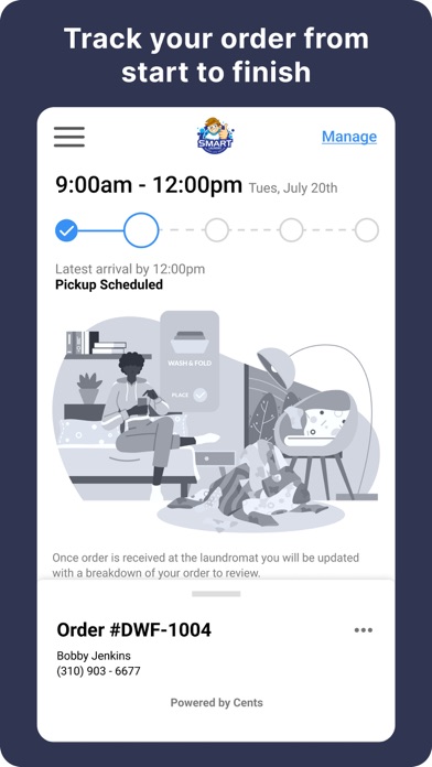 Smart Laundry Locker Inc. Screenshot