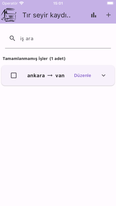 Nakliye Kaydı Screenshot