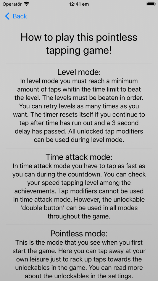 #7. The Pointless Tapping Game (iOS) By: Patrik Ell
