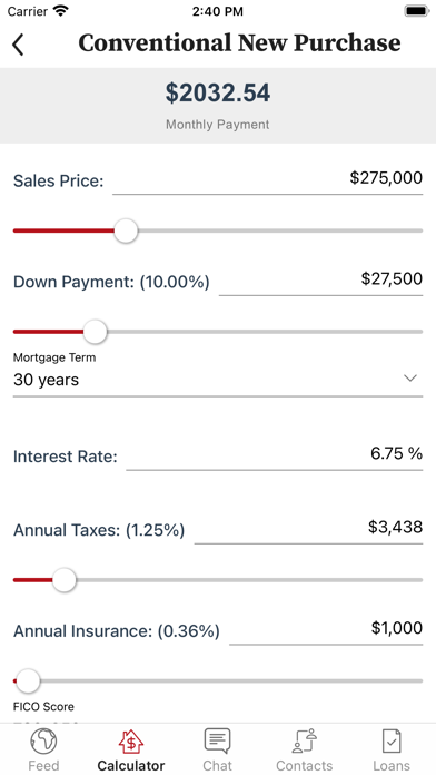 Park Bank Mortgage Screenshot