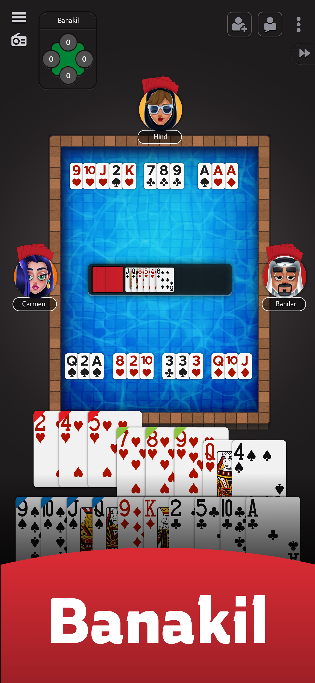 FreeCell Solitaire Card Game. by Richard Buckingham