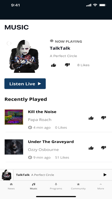 WTCO Radio Screenshot