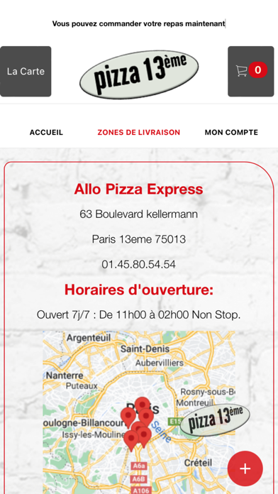 Allo Pizza Express Screenshot