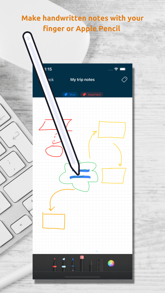 #6. JetNotes: Notes Organizer (iOS) 由: Denys Kolosovskyy