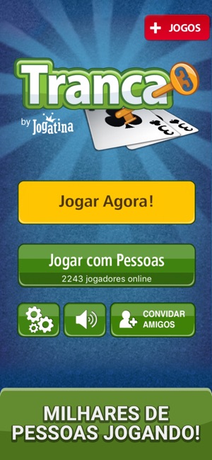 Tranca Online - Jogos de Cartas é no Jogatina!