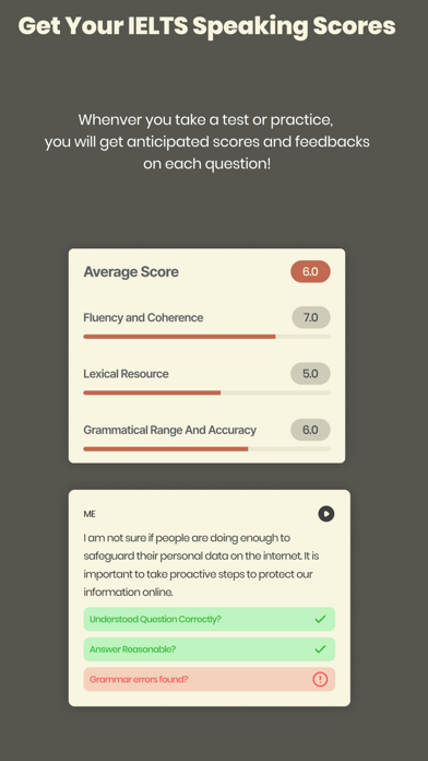 Thirtyful for IELTS Screenshot