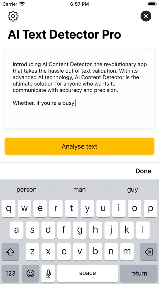 #1. AI Text Detector - Check text (iOS) 由: Mihail Salari