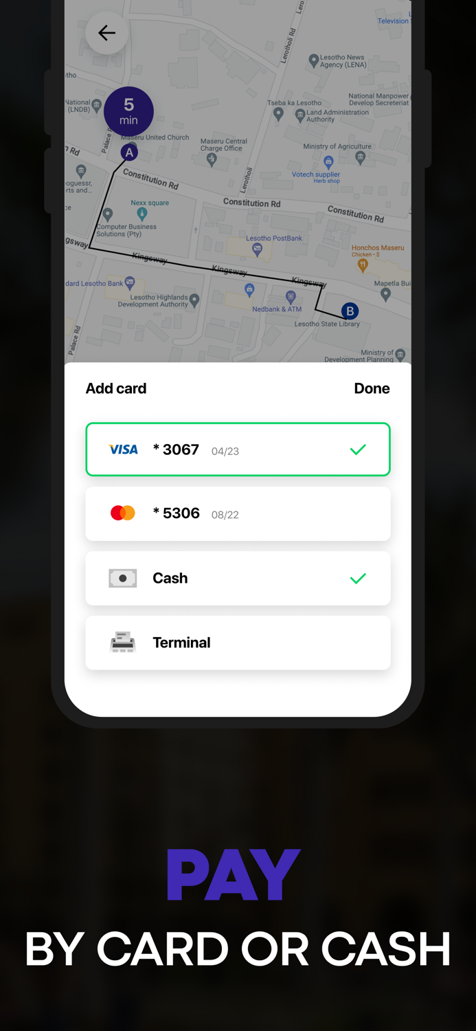 PickMeUp Cab Lesotho