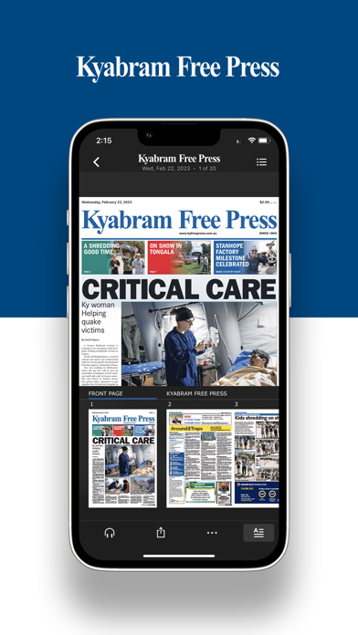 Kyabram Free Press Screenshot