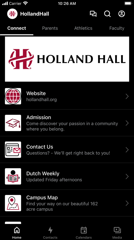 #1. Holland Hall School (iOS) Podle: Holland Hall