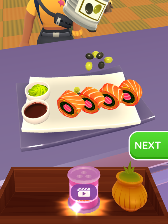 スシロール3D (Sushi Roll 3D) 料理ゲームのおすすめ画像3