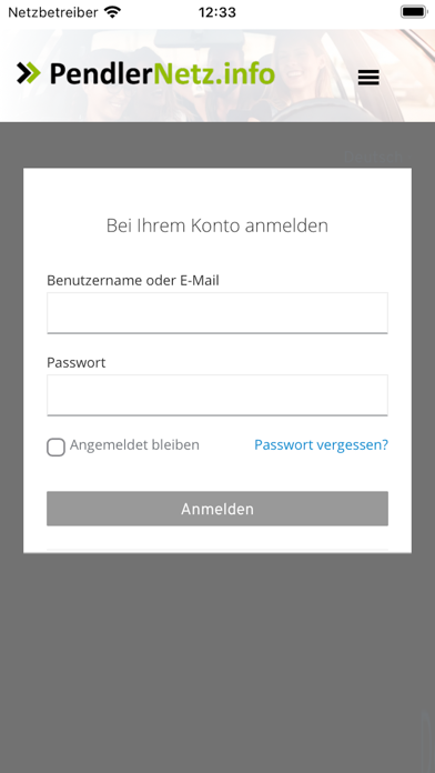 Pendlernetz Screenshot