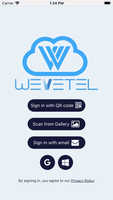 Wevetel Screenshot
