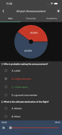 Game screenshot English Listening Quiz hack