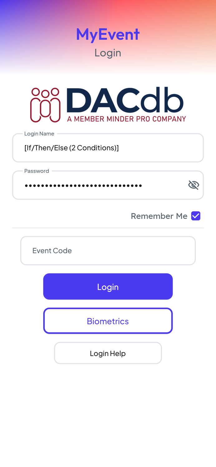 MyEvent by Member Minder Pro