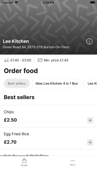 Lee Kitchen Screenshot