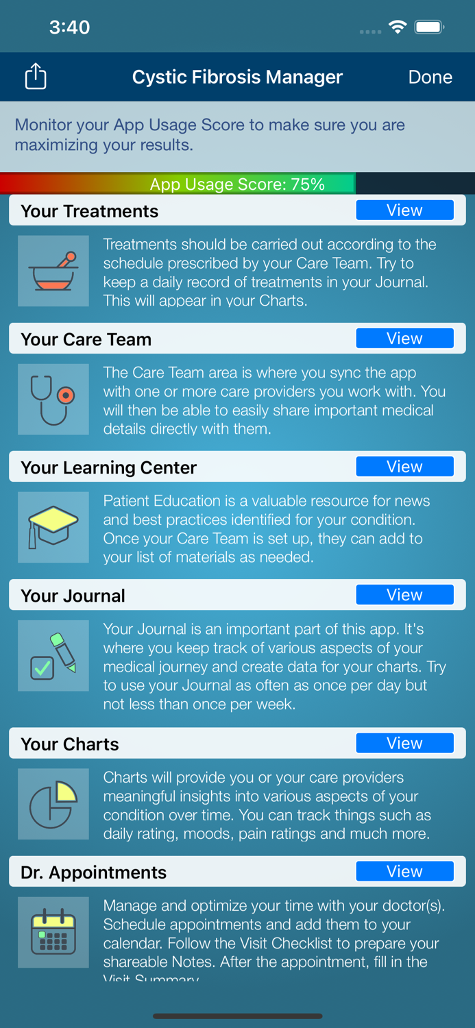 Cystic Fibrosis Manager