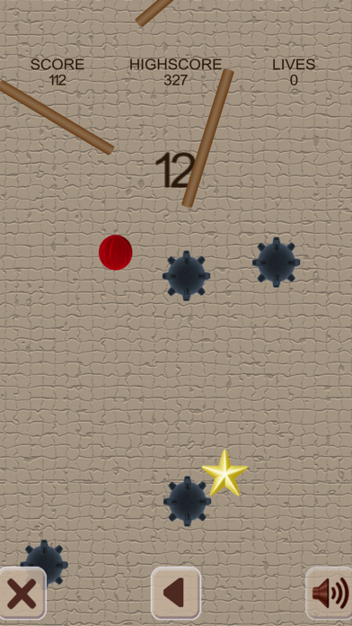 Red Rolling Ball Screenshot