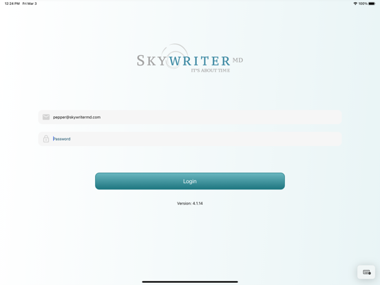 Skywriter MD Provider App