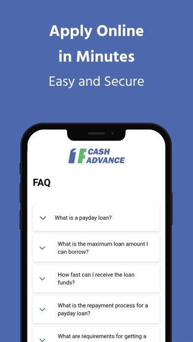 1F Cash Advance: Instant Loans Screenshot