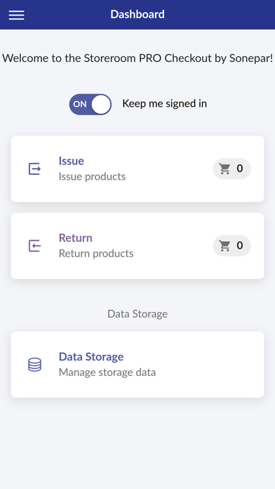StoreroomPRO Checkout Screenshot