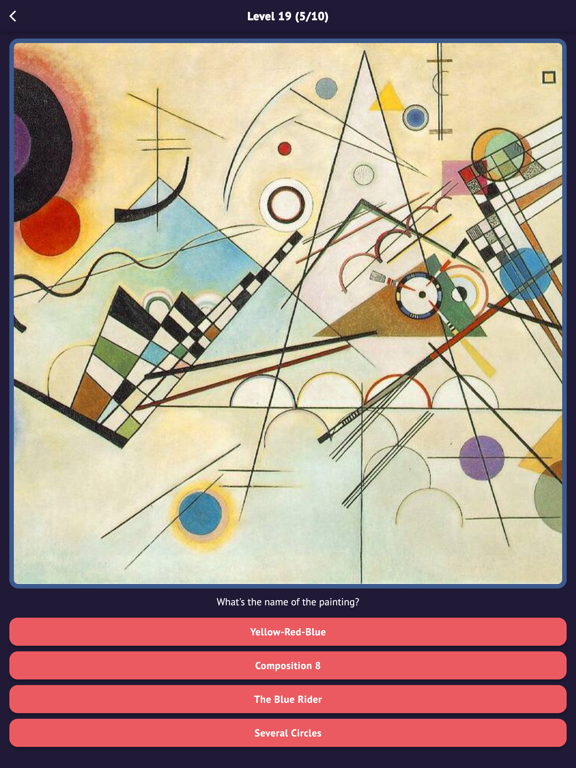 Art Academy: Fun Art Quiz Game iPad screenshot 3 - Games app