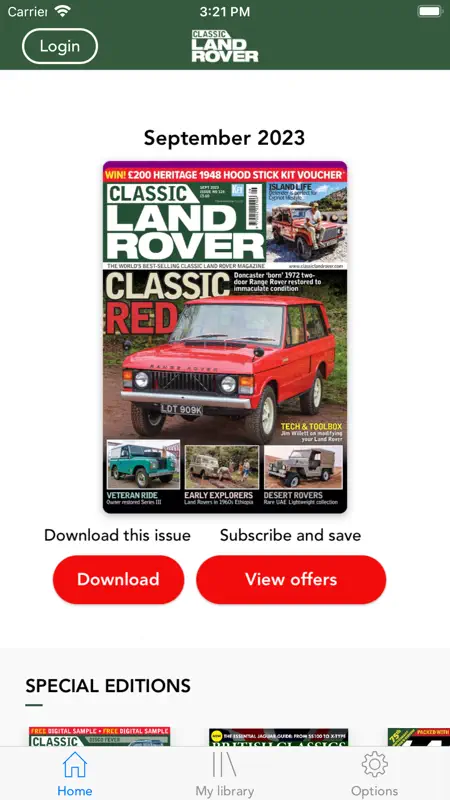 Classic Land Rover Magazine screenshot 1 of 1