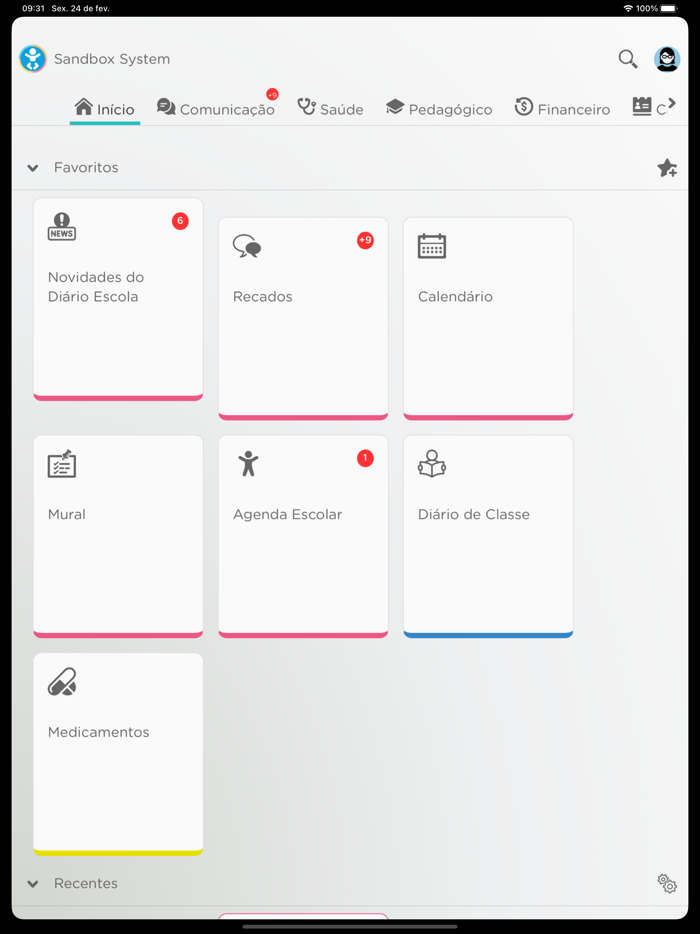 Diário Escola Mestres EI
