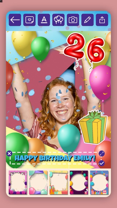 Happy Birthday Photo & Card Screenshot