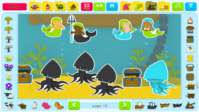 Fantasy World Sticker Book