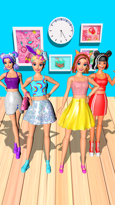 Color Reveal Doll Games Screenshot