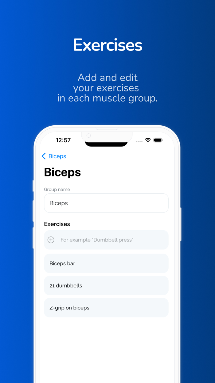 GymDoc Workout Tracker Gym Log