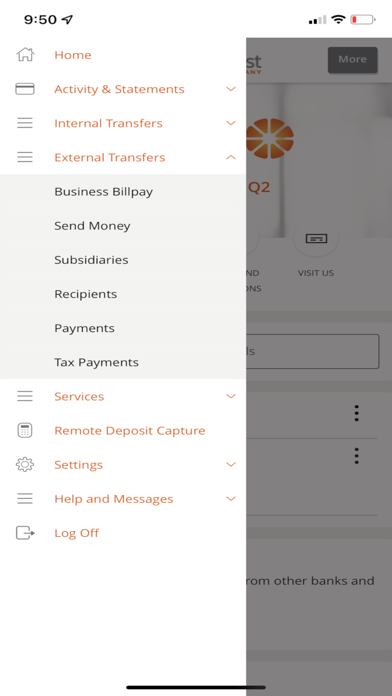 Orange Bank & Trust Mobile App screenshot 2