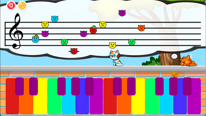 Cat Piano Meow - Sounds and Game