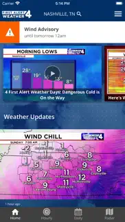 wsmv 4 first alert weather iphone screenshot 1