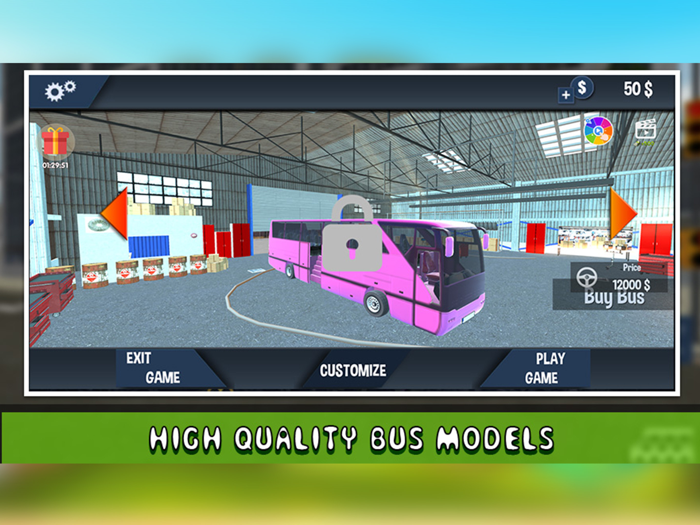 Bus Travel Drive Simulation