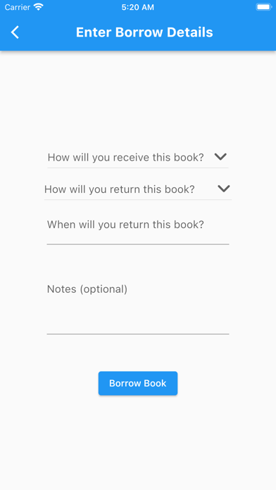 BooksToBorrow iPhone screenshot 8 - Book app