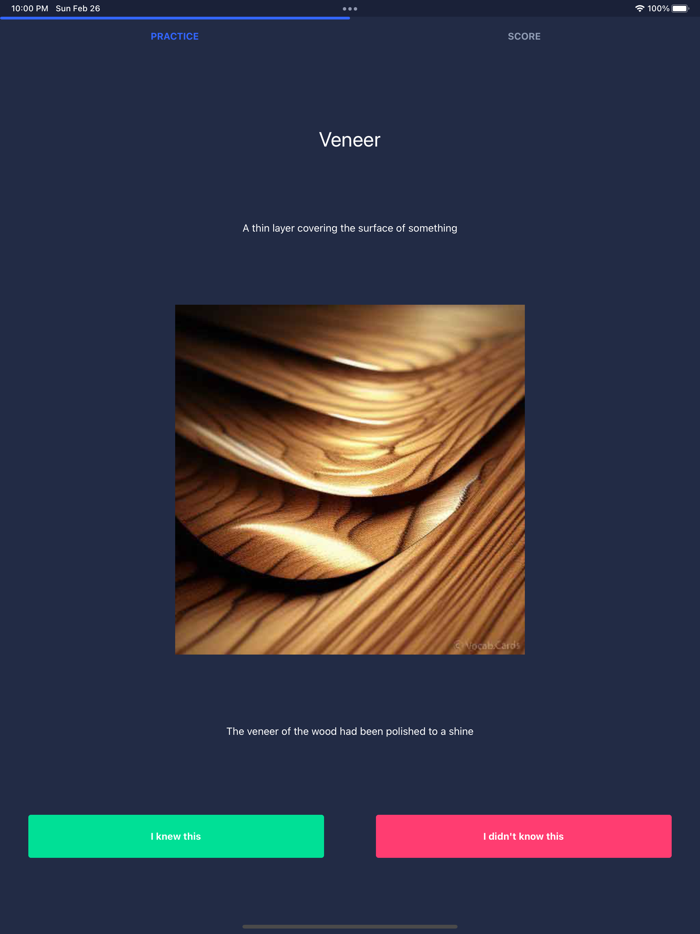 Vocab Flash Cards SAT-ACT