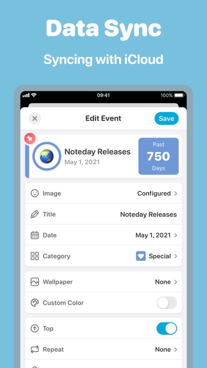 Noteday - Date Record