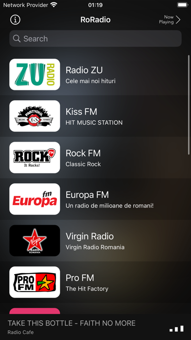 Screenshot #1 pour RoRadio - Radio Romania