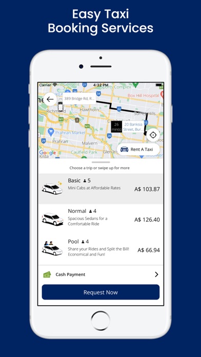 MELBOURNE CABS Screenshot