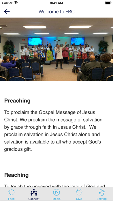 Eastvale Bible Church Screenshot